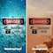 Signmission Sulfuric Acid Danger Sign, Plastic, 10in W x 7in L, 2PK OS-2PACK-DS-P-710-L-2044 - alternate 5